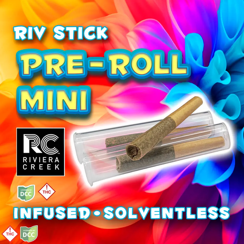 Riviera Creek – Riv Stick Infused Pre Roll Minis (.33g)