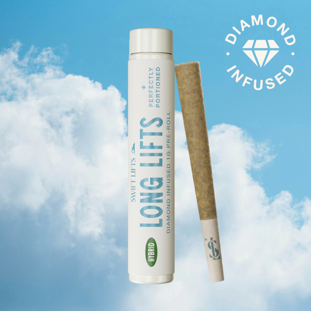 Swift Lifts – Long Lifts Diamond-Infused Zuava Single Pre-Roll 1g H 27598