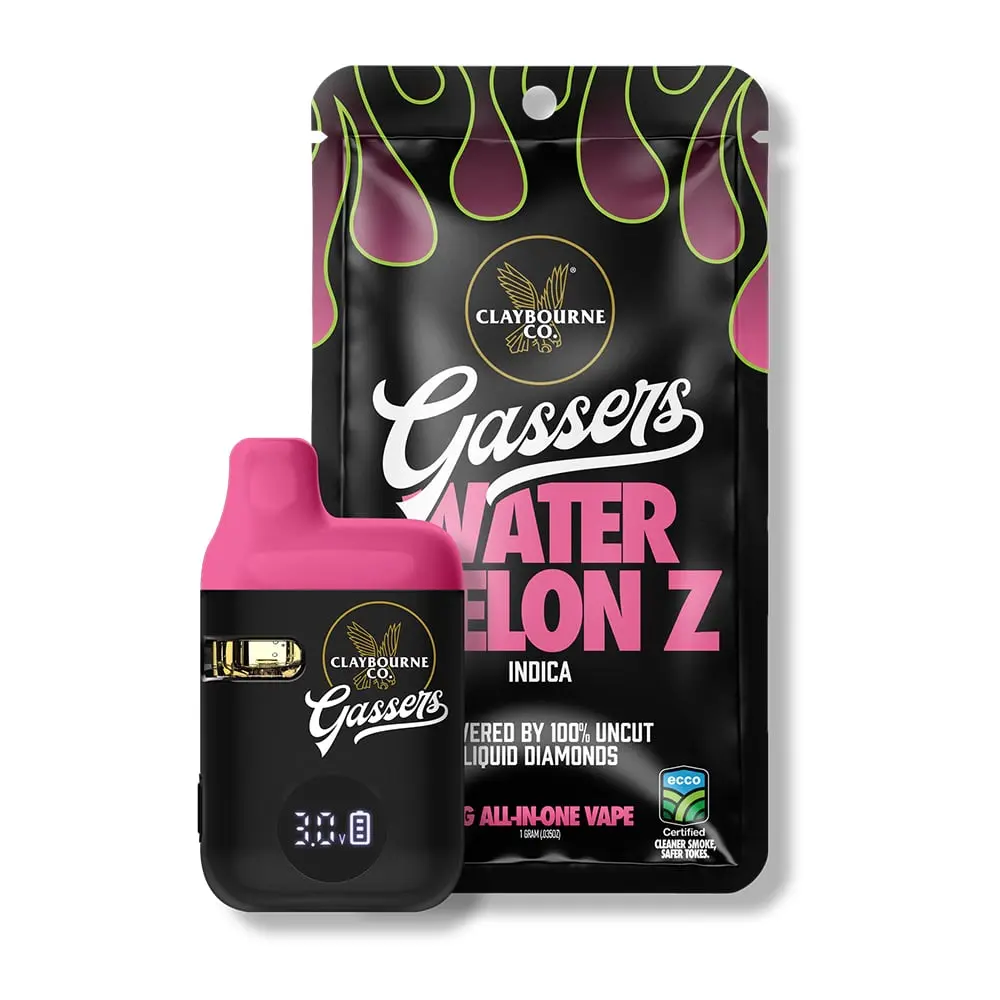 Claybourne – Watermelon Z  (1g) - Gassers All-In-One Liquid Diamonds Vape