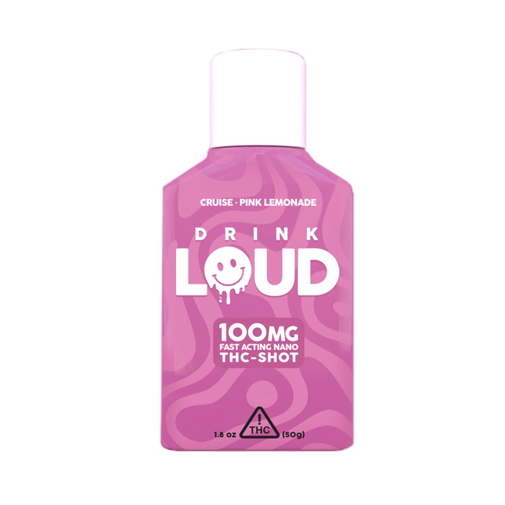 Drink Loud – Pink Lemonade - Cruise (100mg THC)