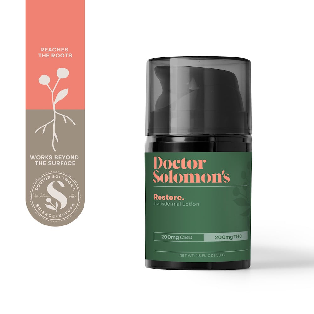Dr. Solomon's – 1:1 Restore [1.8oz] (200mg CBD/200mg THC)