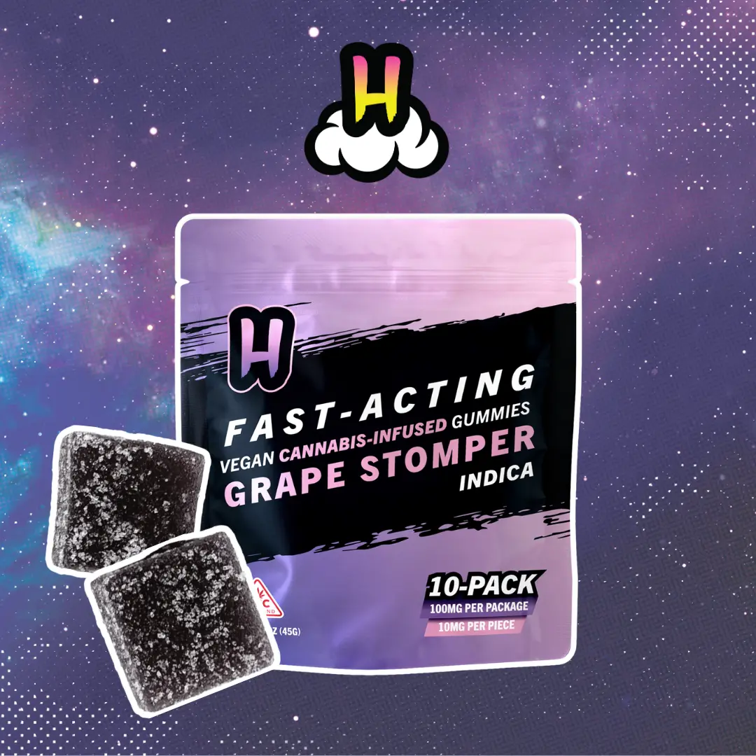 Hellavated – Grape Stomper [10pk] (100mg)