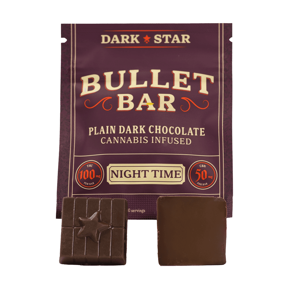 Dark Star – 2:1 Night Time - Dark Chocolate [1pc] (100mg THC/50mg CBN)