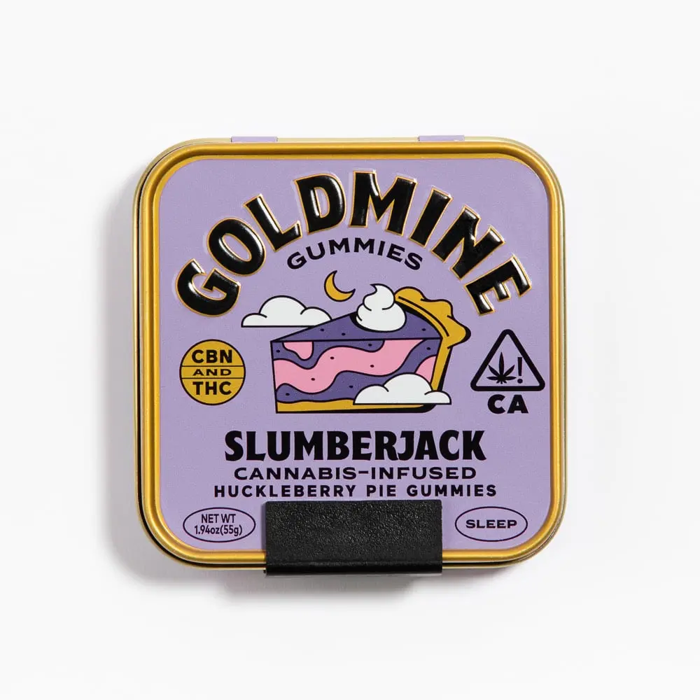 Goldmine – Slumberjack: Huckleberry Pie [10pk] (100mg THC/20mg CBN)