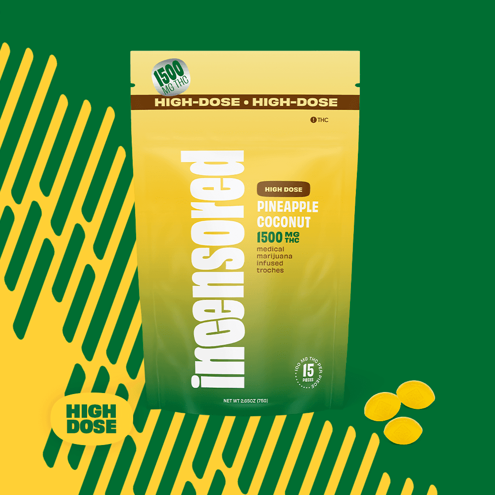 (inc)ensored – Pineapple Coconut High Dose [15pk] (1500mg)