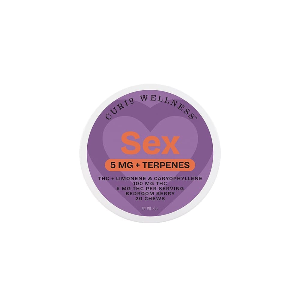 Curio Wellness – Sex | Bedroom Berry Chews [20pk] (100mg)