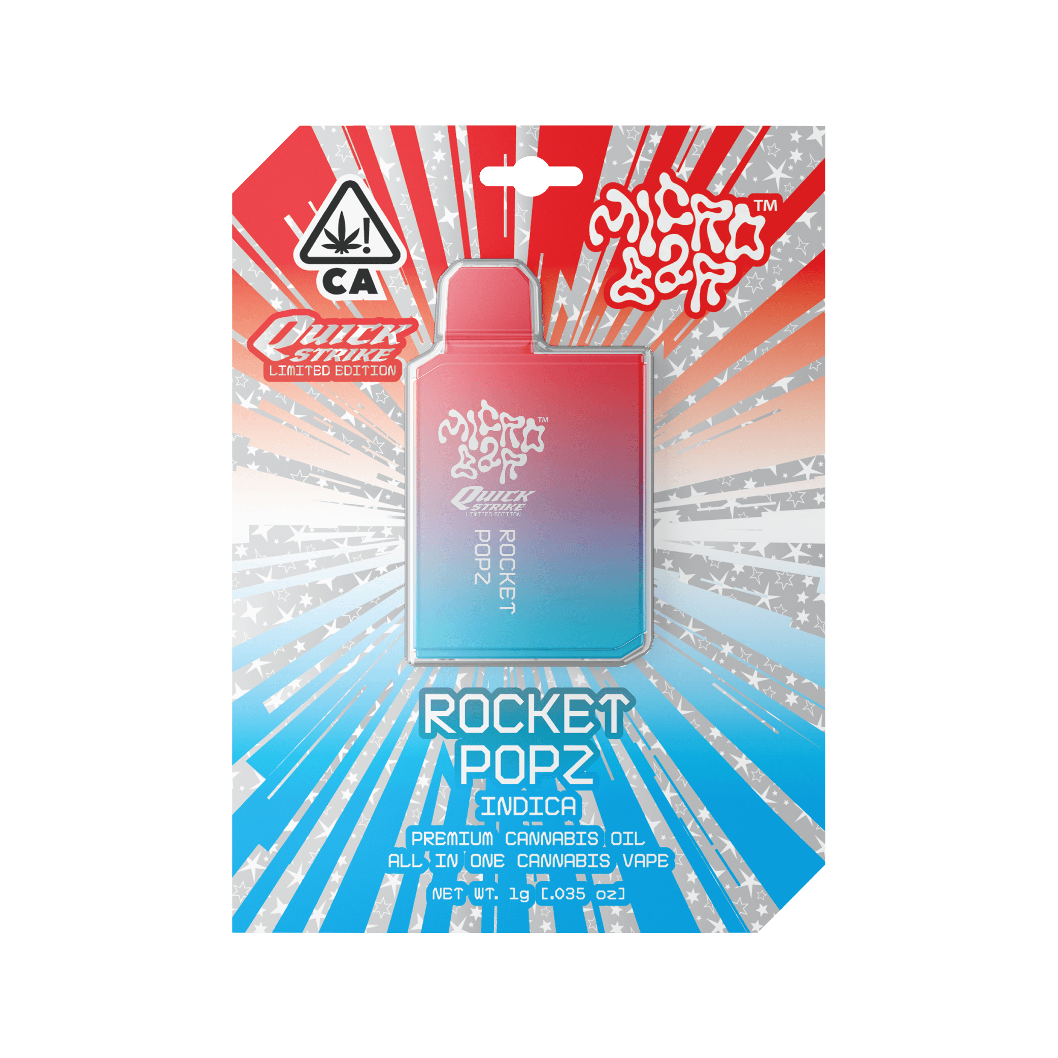 Micro Bar – Rocket Popz - 1G - AIO [1000mg]