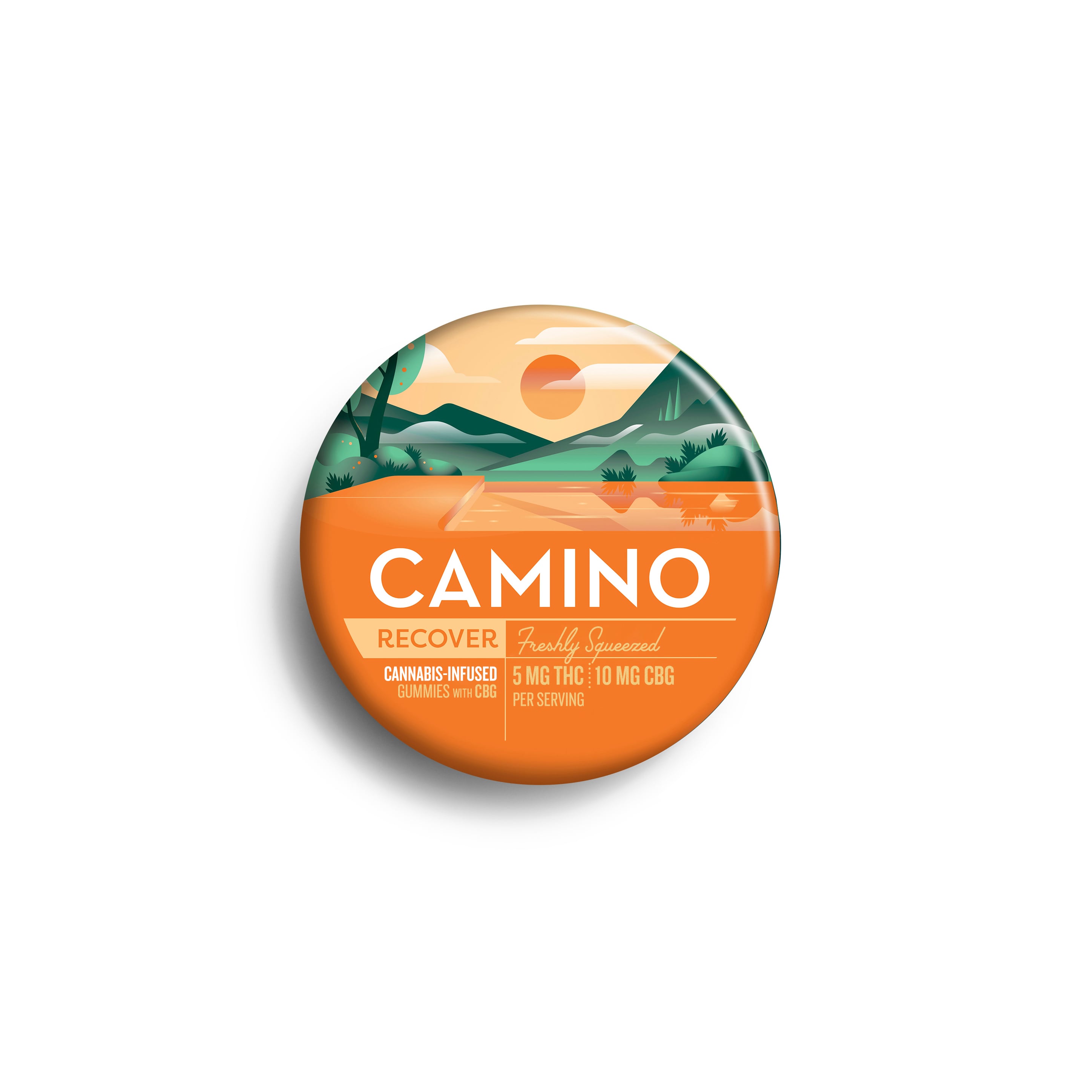 Camino – Camino Freshly Squeezed with CBG 5:10 Cannabis-Infused Gummies 00559