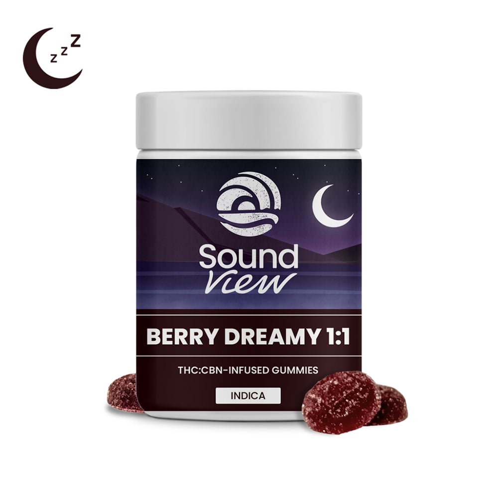 SoundView – SoundView Berry Dreamy 1:1 CBN Gummies T96.6mg C104.4mg I 00307