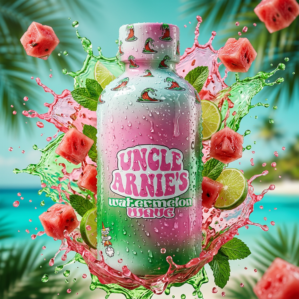 Uncle Arnie's – Watermelon Wave [8oz] (100mg)