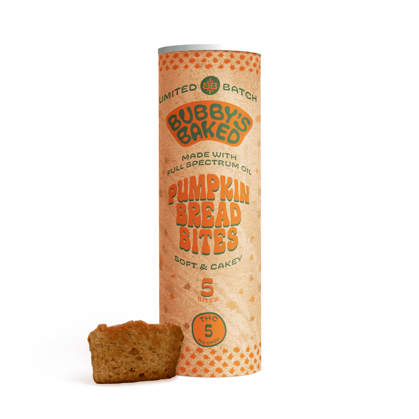 Bubby's Baked – Pumpkin Bread Bites [5pk] (25mg)