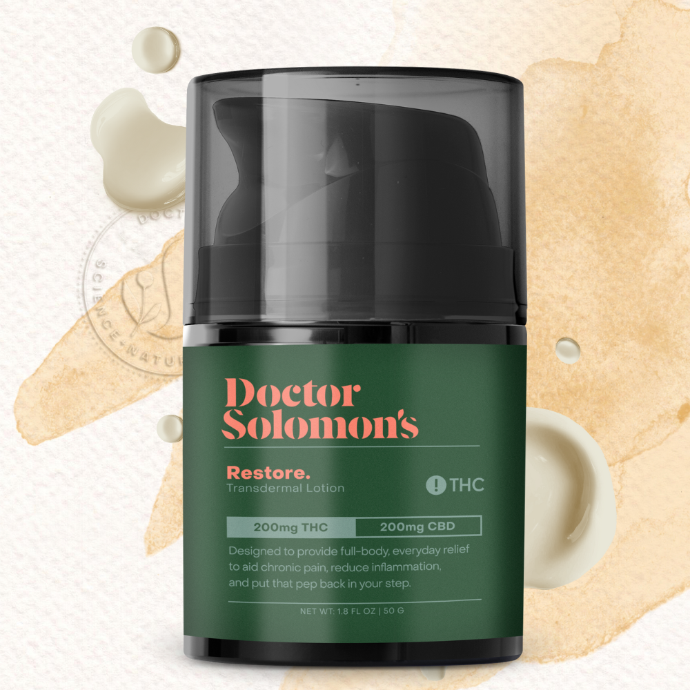 Dr. Solomon's – 1:1 Restore [1.8oz] (200mg THC/200mg CBD)