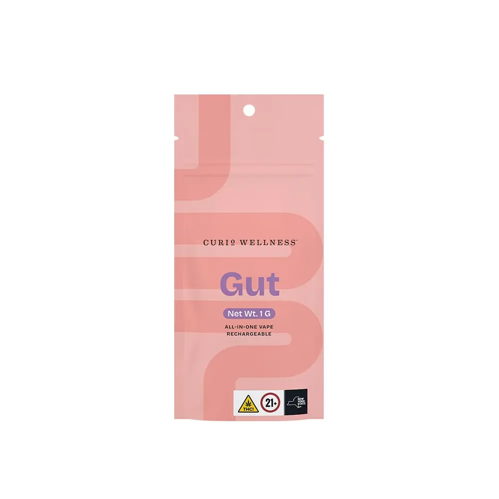 Curio Wellness – Gut CBG:THC | Calming Apple All-In-One Vape [1g]