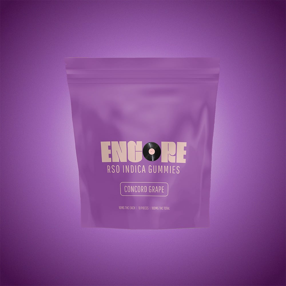 Encore Edibles – Concord Grape RSO - Indica [10pk] (100mg)