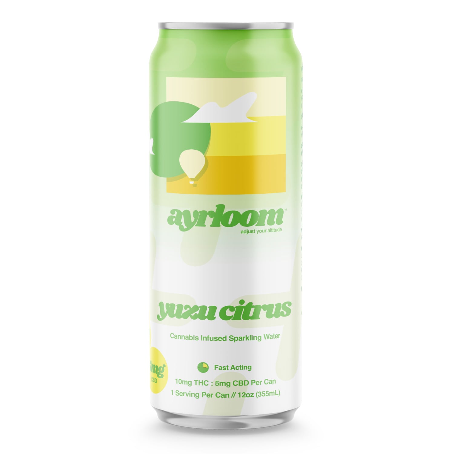 ayrloom – 2:1 Yuzu Citrus [12fl oz] (10mg THC/5mg CBD)