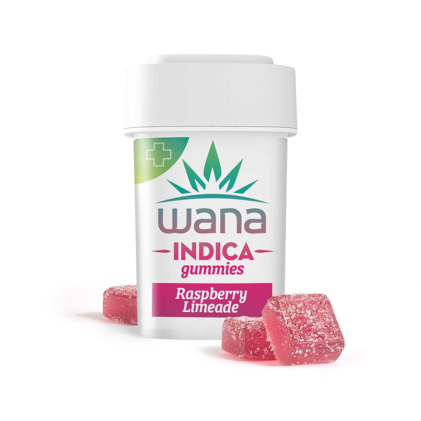 Wana – Wana Classic High Dose Indica Raspberry Limeade Gummies 00554