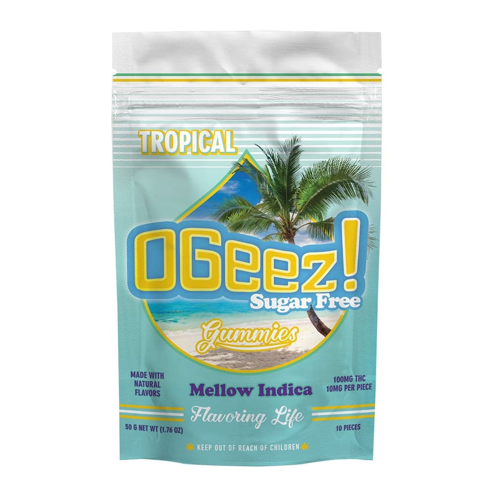 OGeez! – Tropical Sugar Free - Indica [10pk] (100mg)