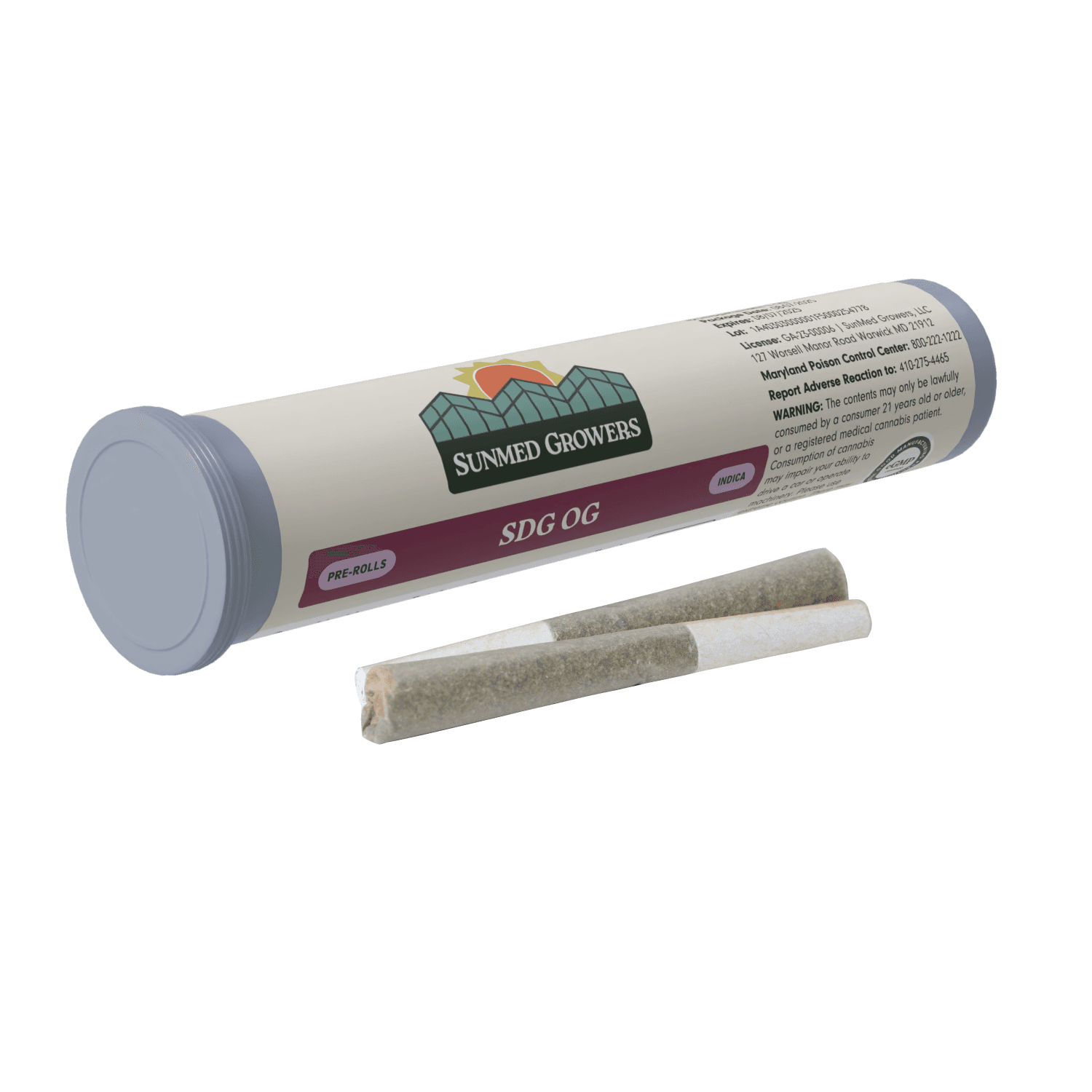 SunMed Growers – SDG OG Pre-Roll 0.5g 2-Pack