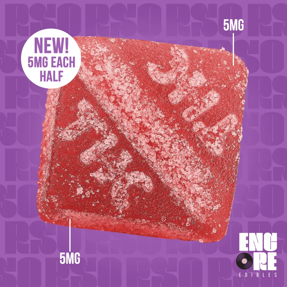 Encore Edibles – Encore Grape RSO Gummies T93.8mg I 27668
