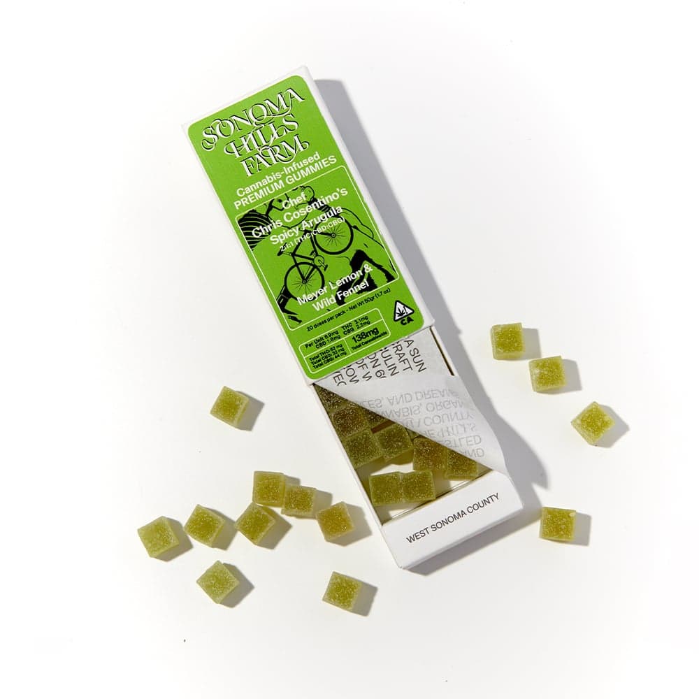 Sonoma Hills Farm – Chef Chris Cosentino's Spicy Arugula Gummy 2:1:1 (THC x CBD x CBG)