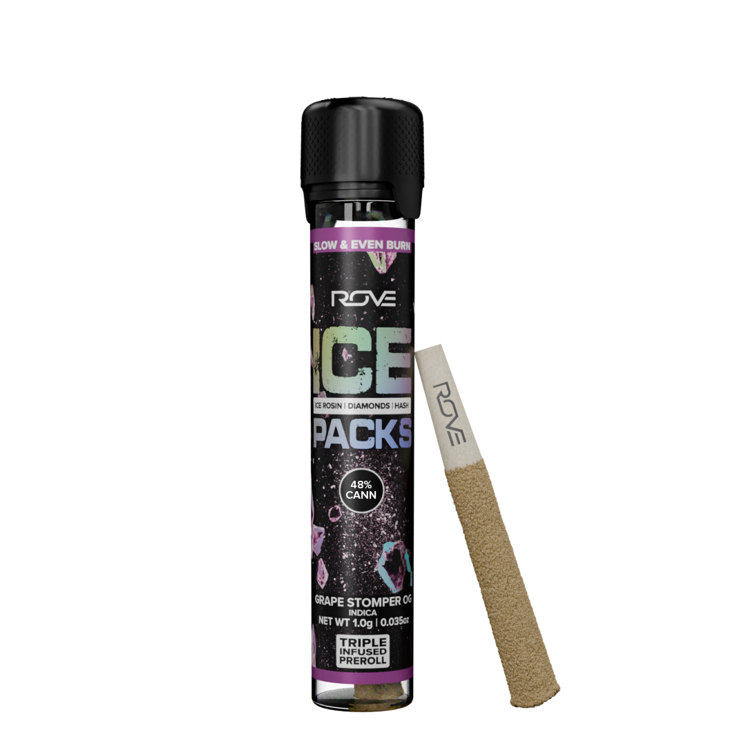 ROVE – Grape Stomper OG - Infused Ice Packs (Rosin, Hash, and Diamonds) [1g]