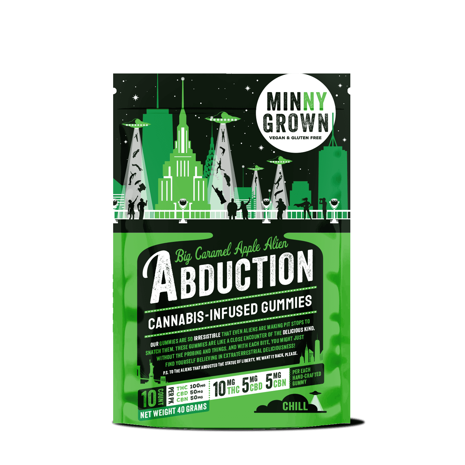 Minny Grown – 2:1:1 Caramel Apple [10pk] (100mg THC/50mg CBD/50mg CBN)