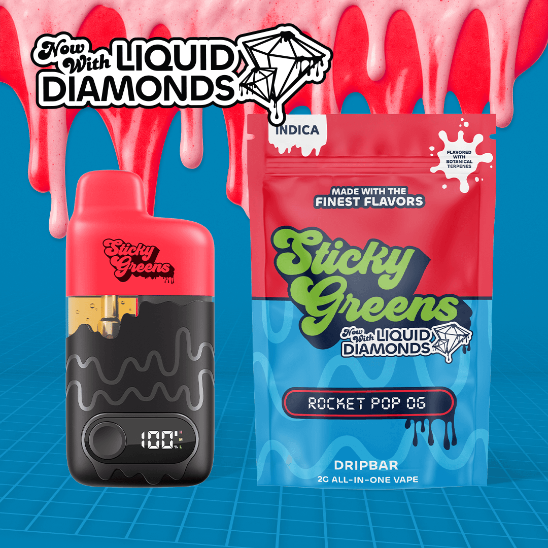 Sticky Greens – Rocket Pop OG [2000mg]