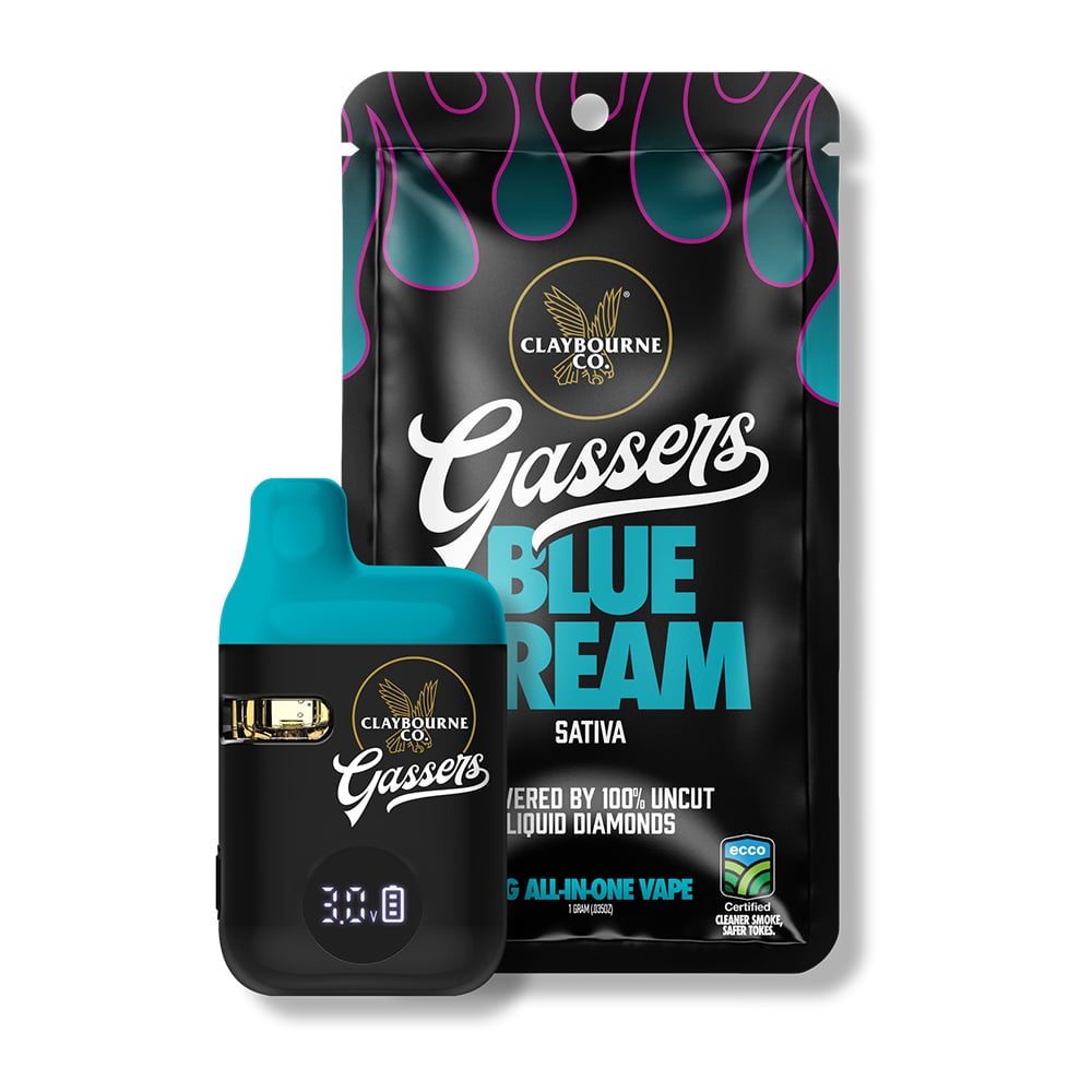 Claybourne – Blue Dream (1g) - Gassers All-In-One Liquid Diamonds Vape