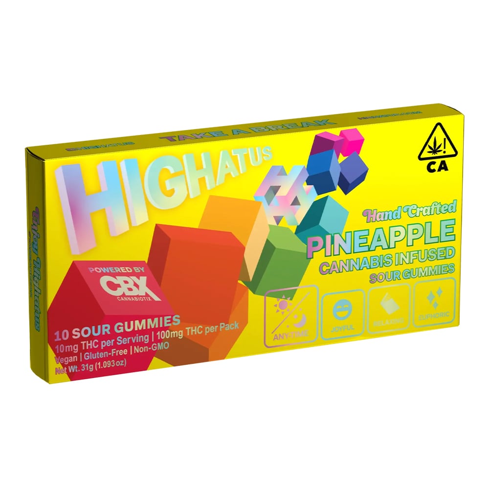 Highatus – Pineapple [10pk] (100mg)