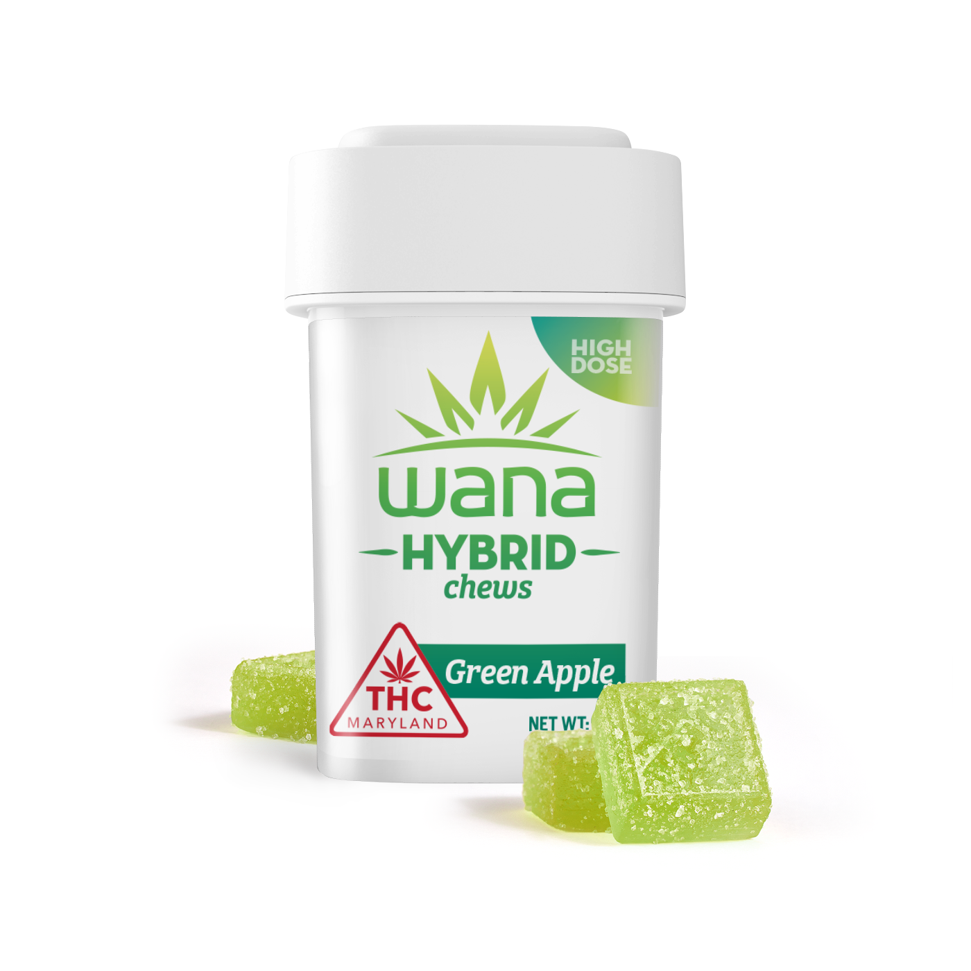 Wana – Green Apple - Hybrid [10pk] (400mg)