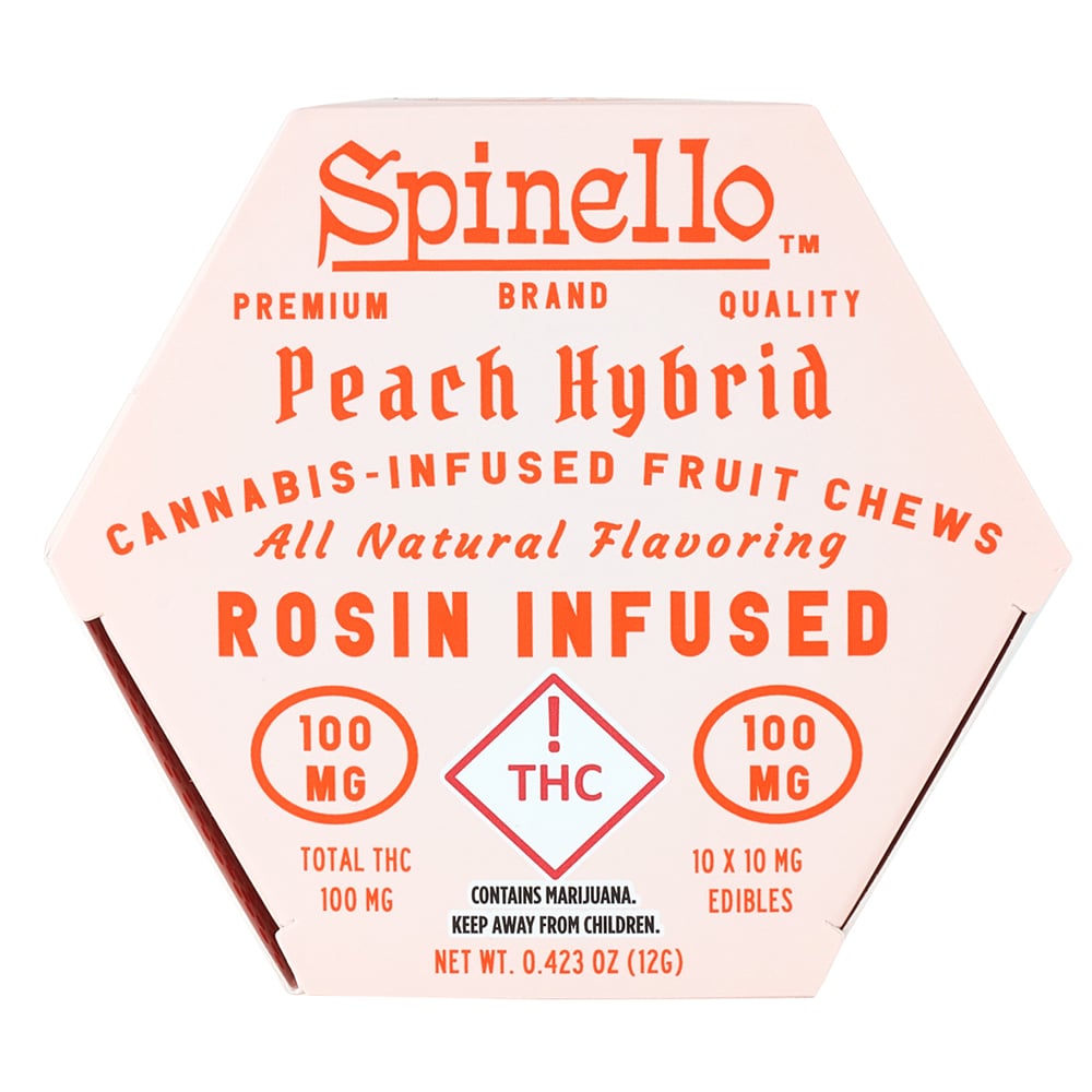 Spinello – Peach [10pk] (100mg)