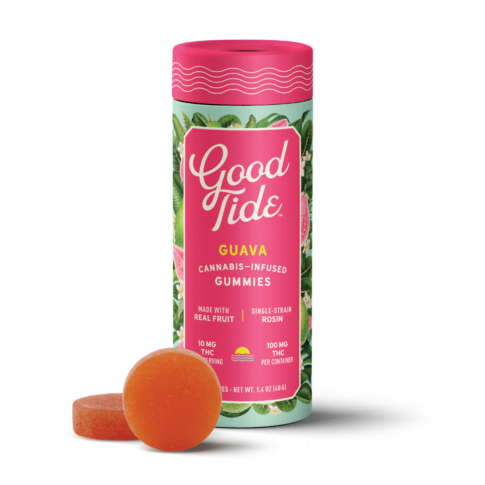 Good Tide – Guava Single-Strain Rosin Gummies | Balanced | 100mg