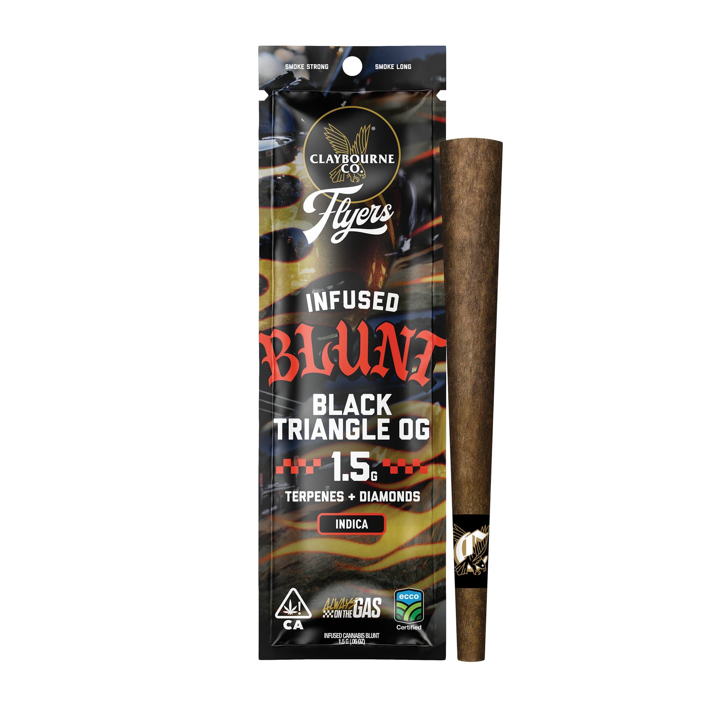Claybourne – Black Triangle OG (1.5g) - Flyers Infused Blunt