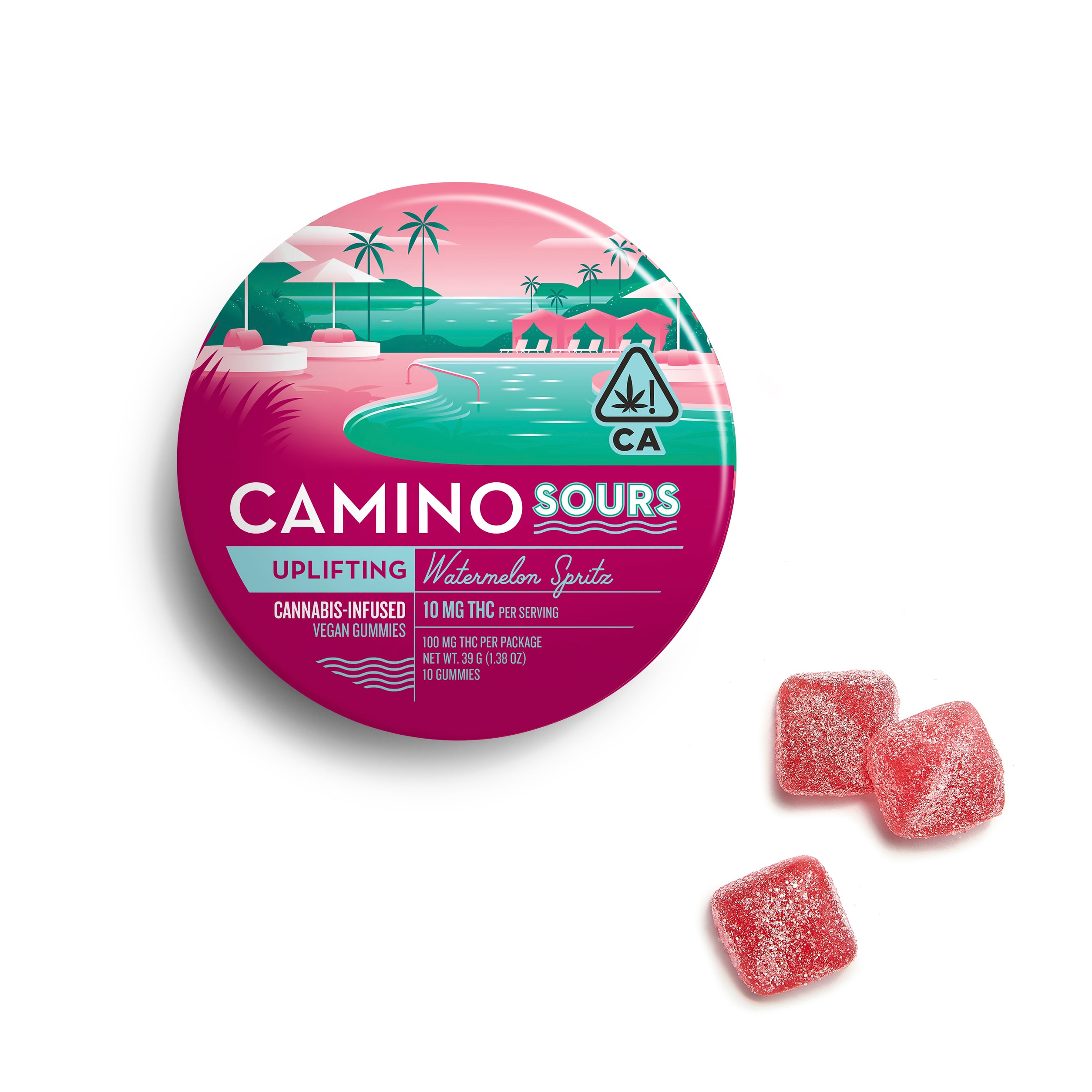 Camino – 'Uplifting' Watermelon Spritz [10pk] (100mg THC)