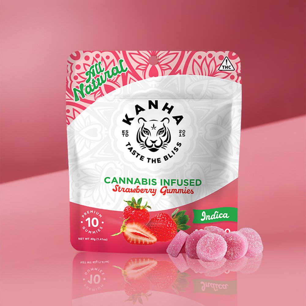 KANHA – Strawberry - Indica [10pk] (100mg)