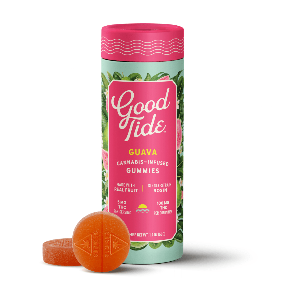 Good Tide – Guava Single-Strain Rosin Gummies | Balanced | 100mg