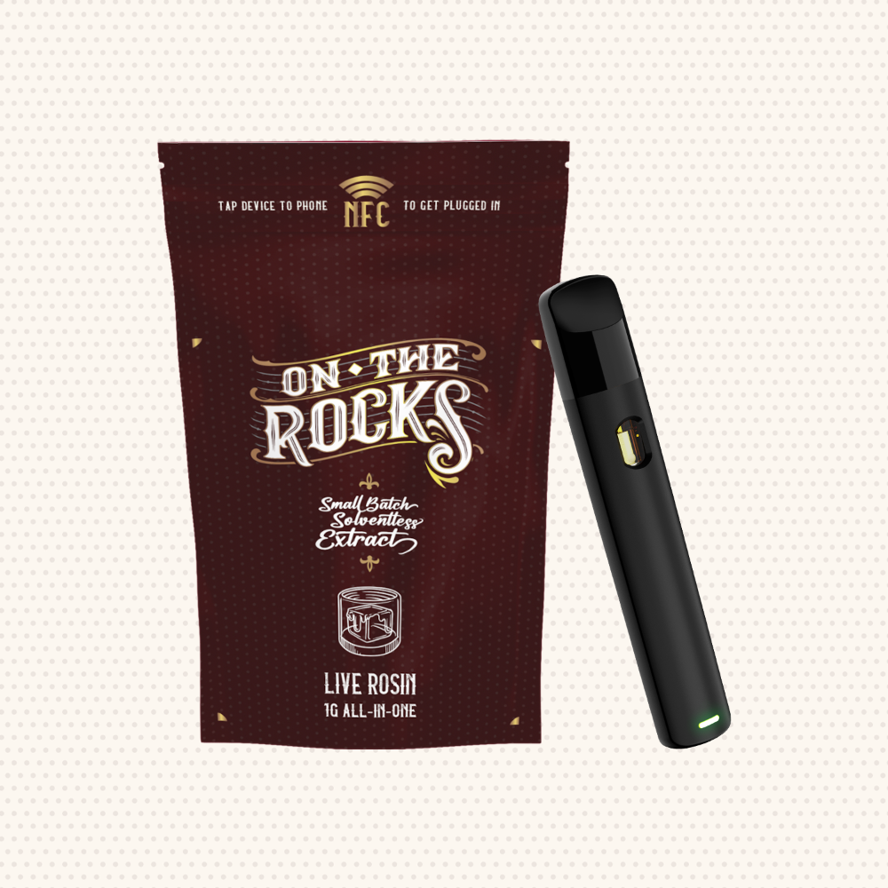 On The Rocks – On The Rocks - Passion Orange Guava Live Rosin AIO 1g T798 S 27228