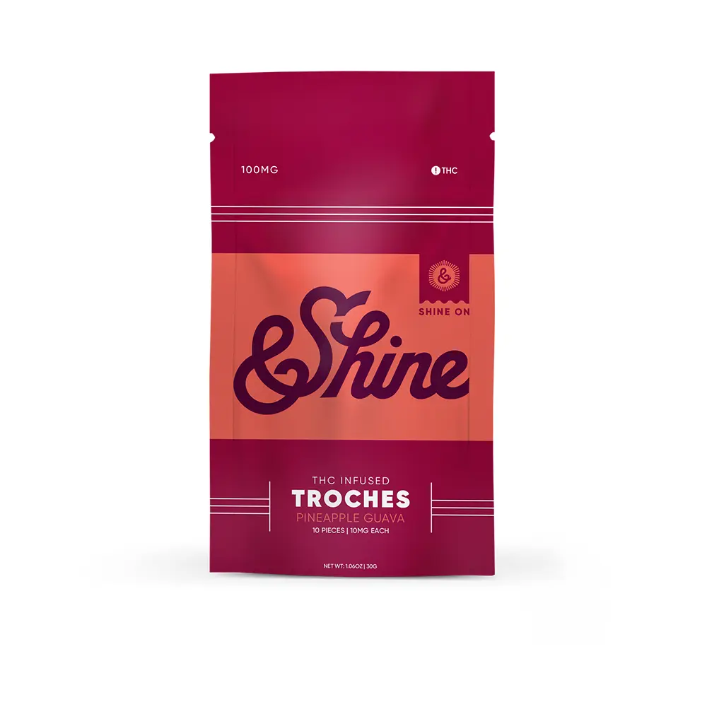 &Shine – Pineapple Guava [10pk] (100mg)