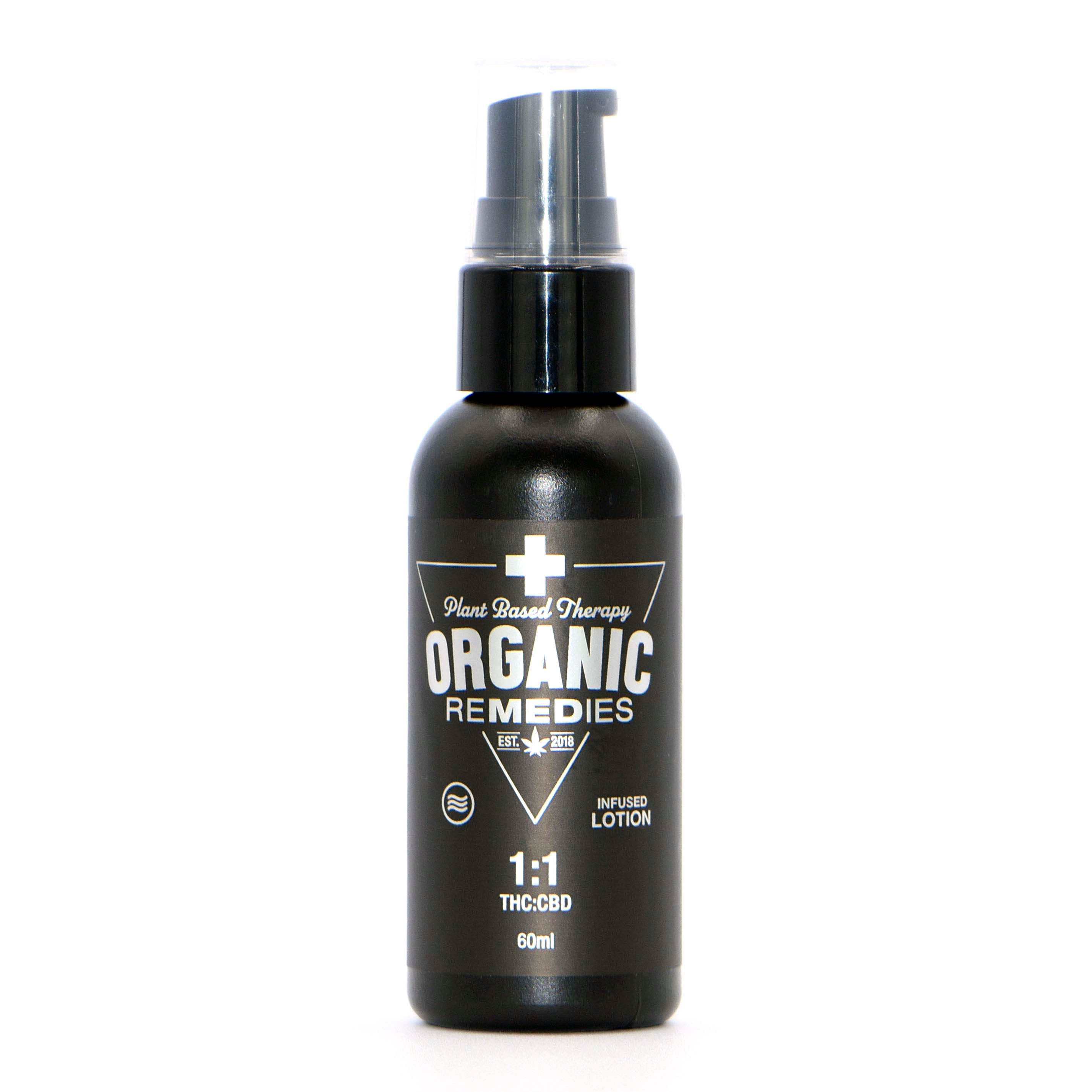 Organic Remedies – 1:1 THC:CBD Scented Lotion [60ml] (300mg)