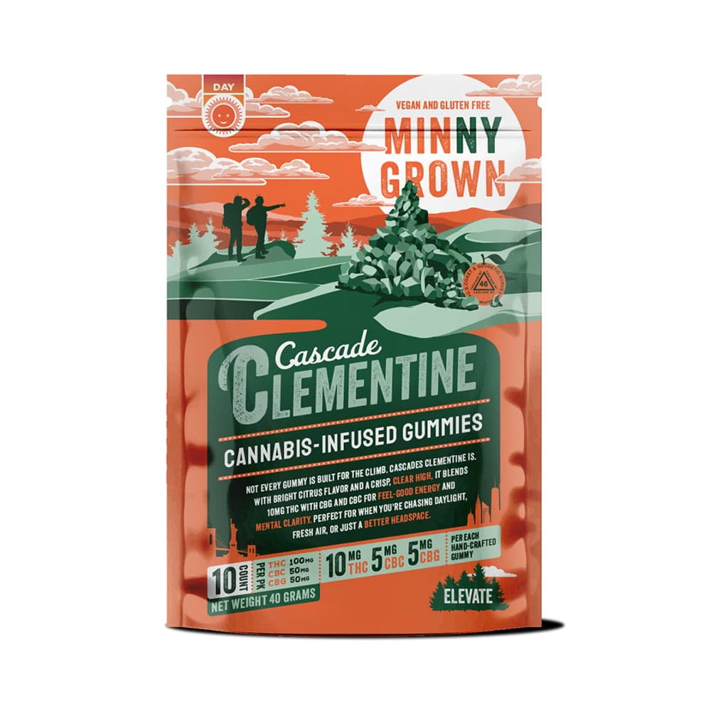 Minny Grown – Clementine 2:1:1 [10pk] (100mg THC/50mg CBG/50mg CBC)
