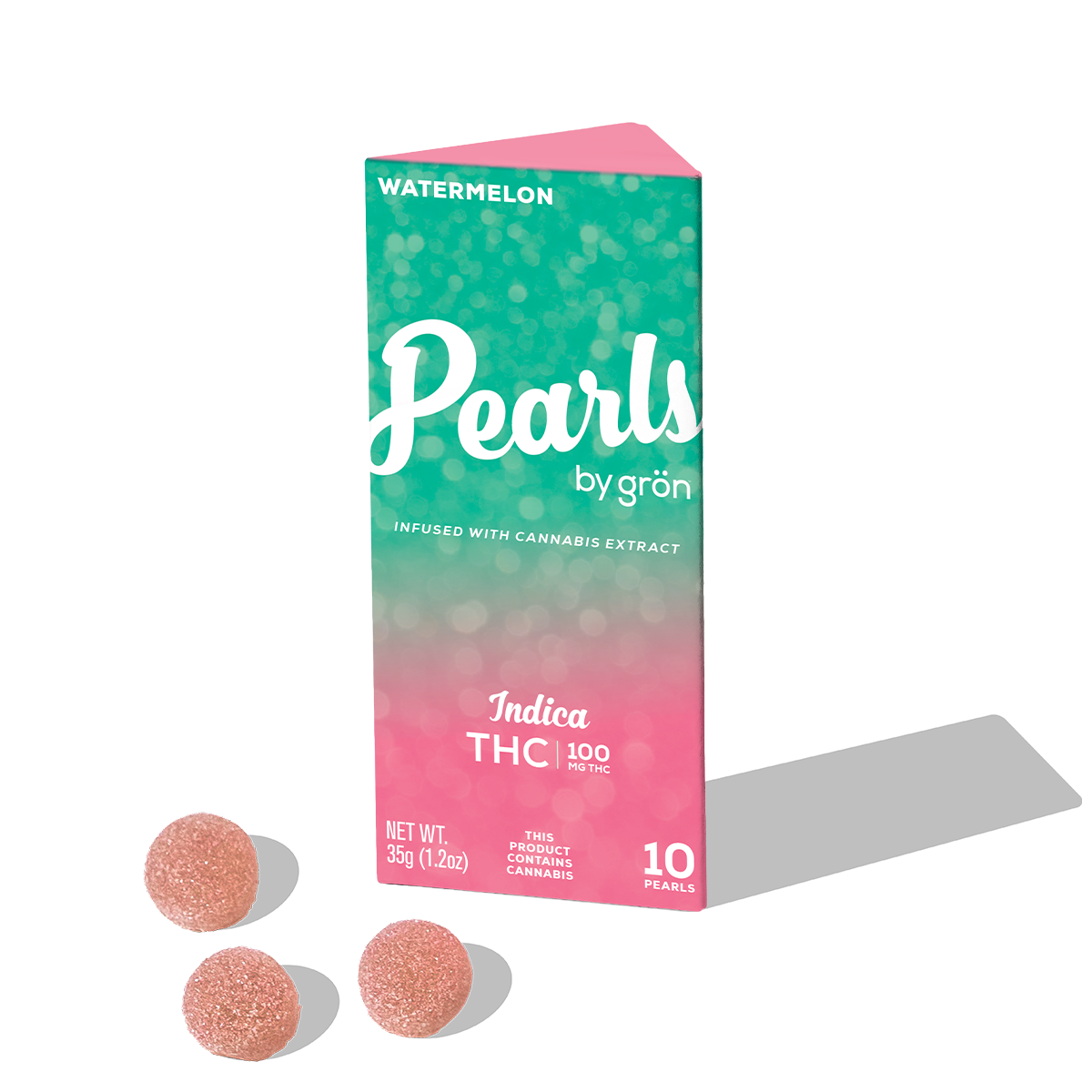 Grön – THC Watermelon Pearls - Indica (100mg)