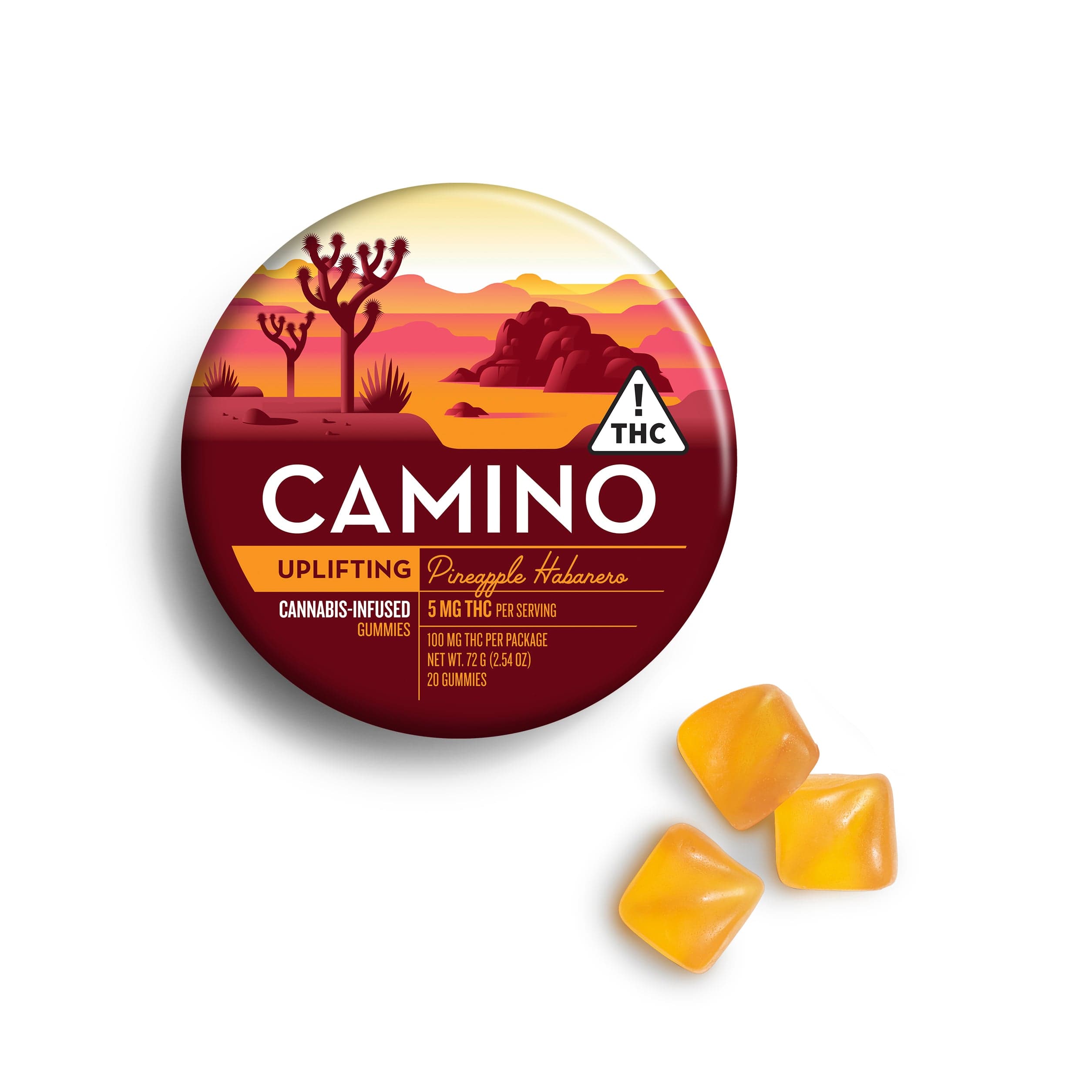 Camino – 'Uplifting' Pineapple Habanero [20pk] (100mg THC)