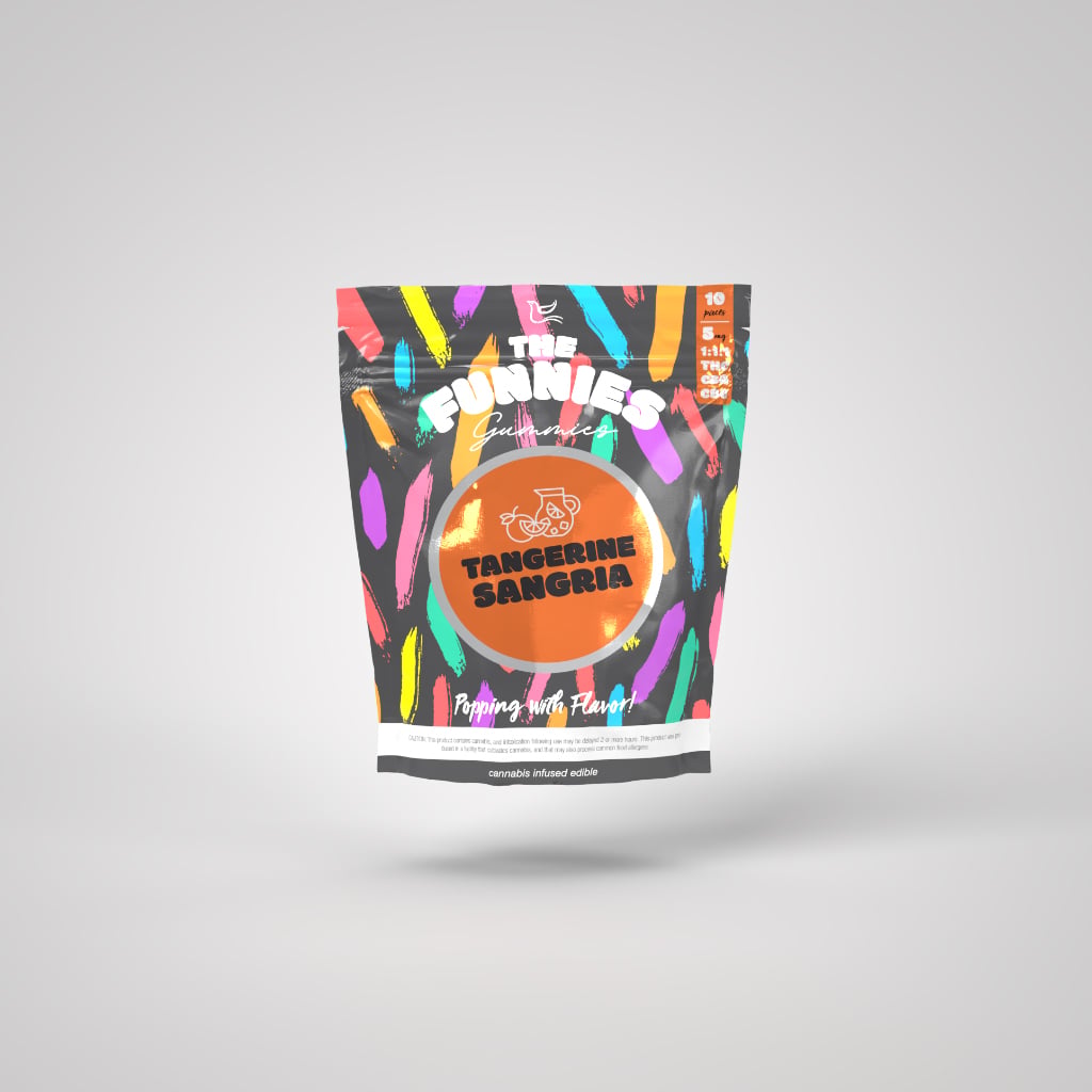 The Funnies Gummies – The Funnies -- Tangerine Sangria -- Gummies 10 pack -- 50mg