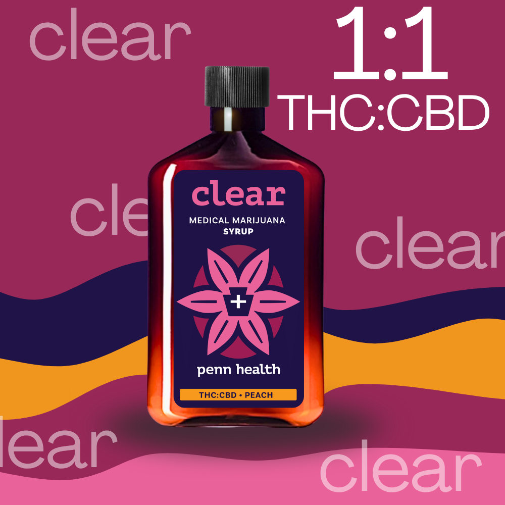 Penn Health – Clear 1:1 THC:CBD - Peach [250ml] (250mgTHC/250mg CBD)