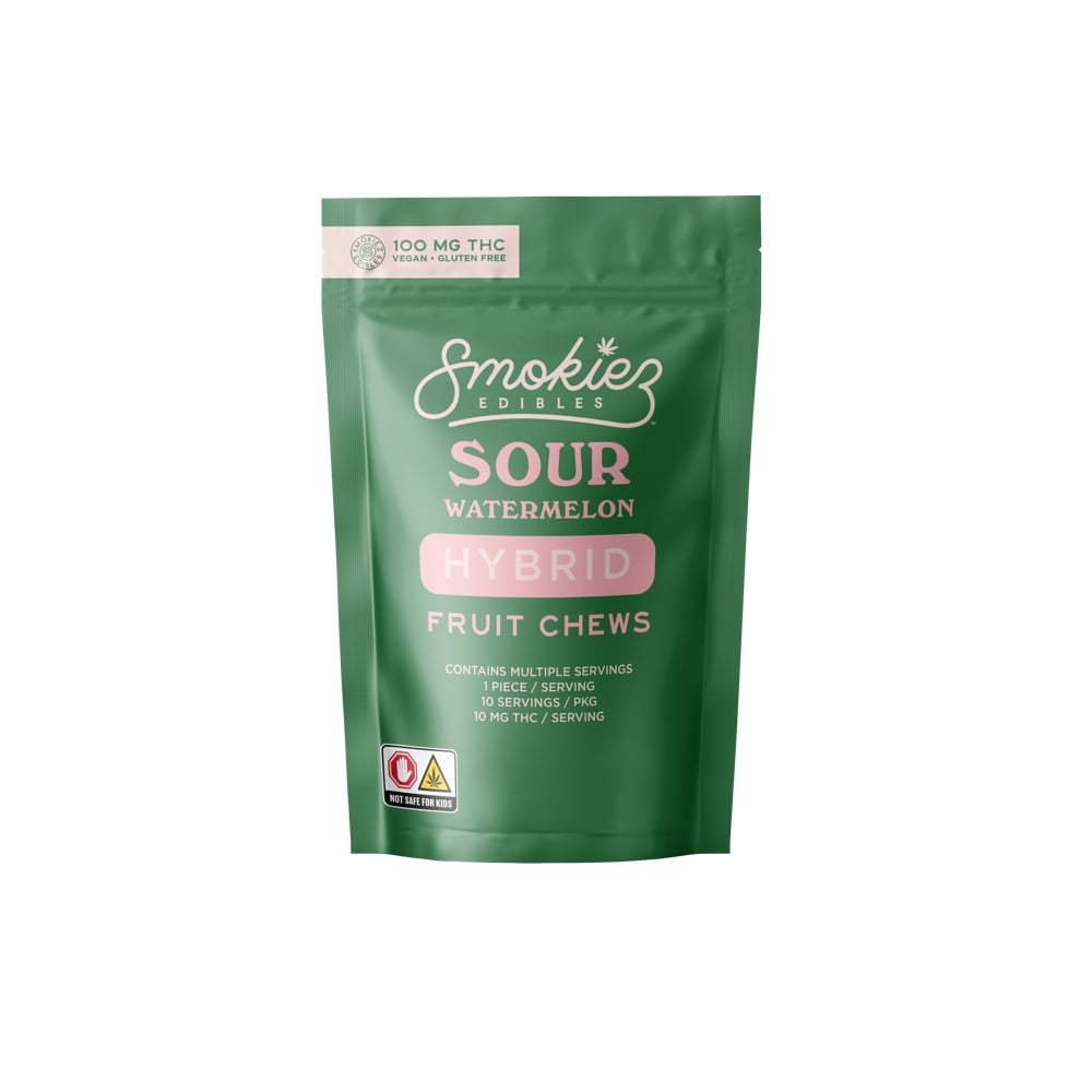 Smokiez – Sour Watermelon - Hybrid [10pk] (100mg)