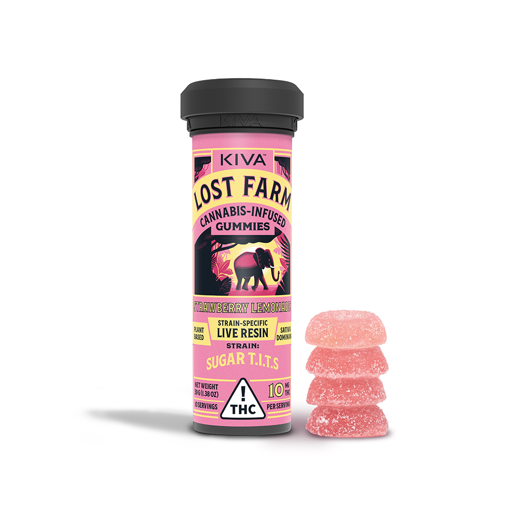 Lost Farm – Strawberry Lemonade x Sugar T.I.T.S [10pk] (100mg)