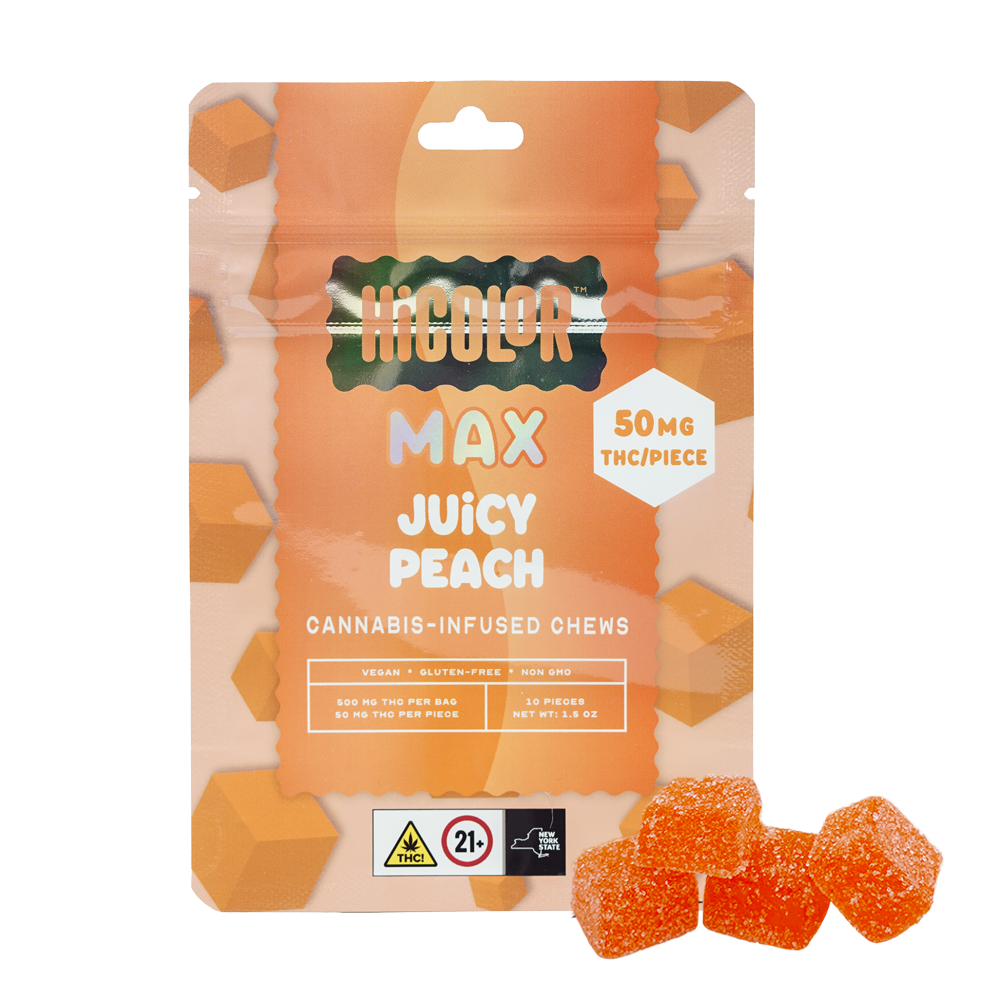 HiCOLOR – Juicy Peach MAX [10pk] (500mg)