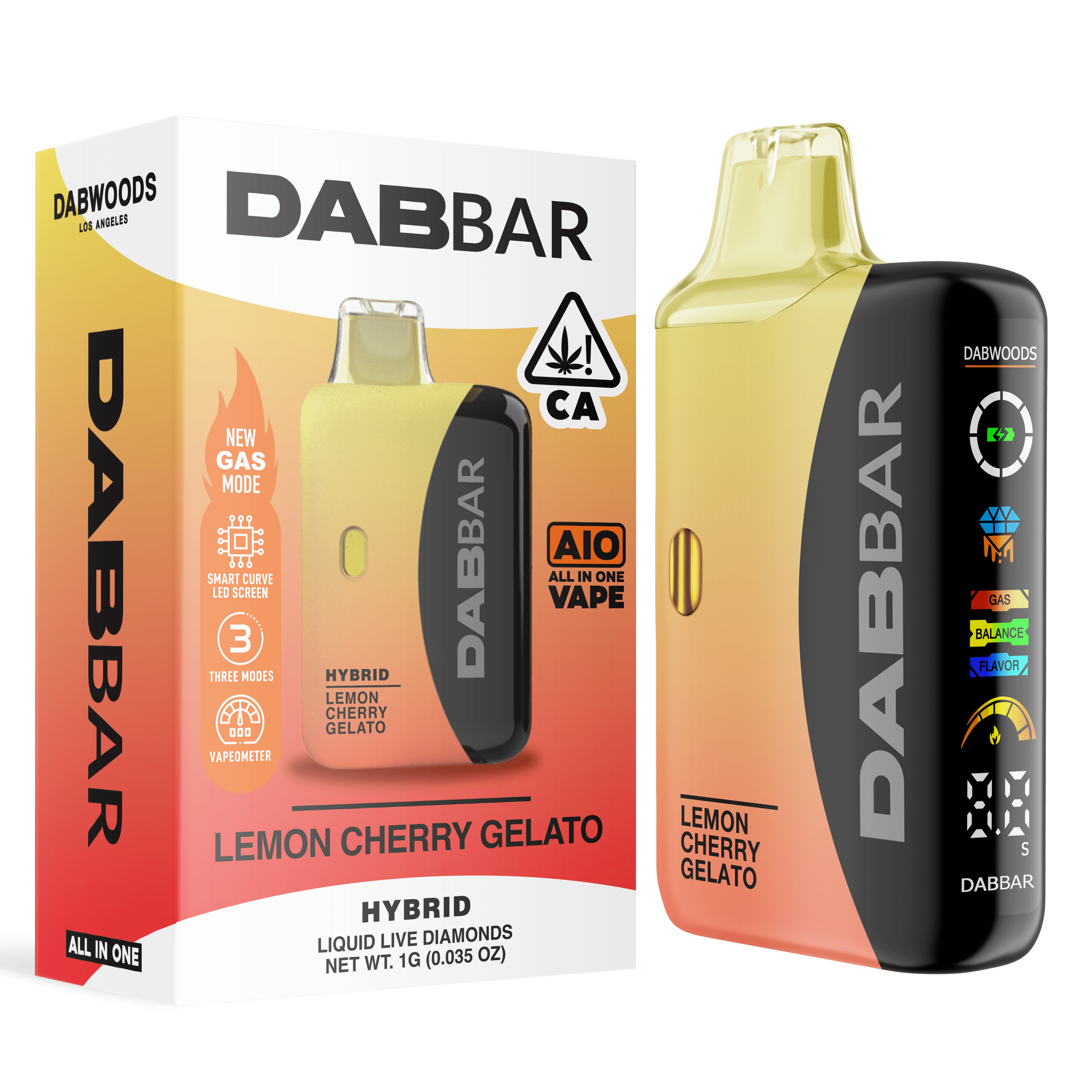 Dabwoods – Lemon Cherry Gelato [1000mg]