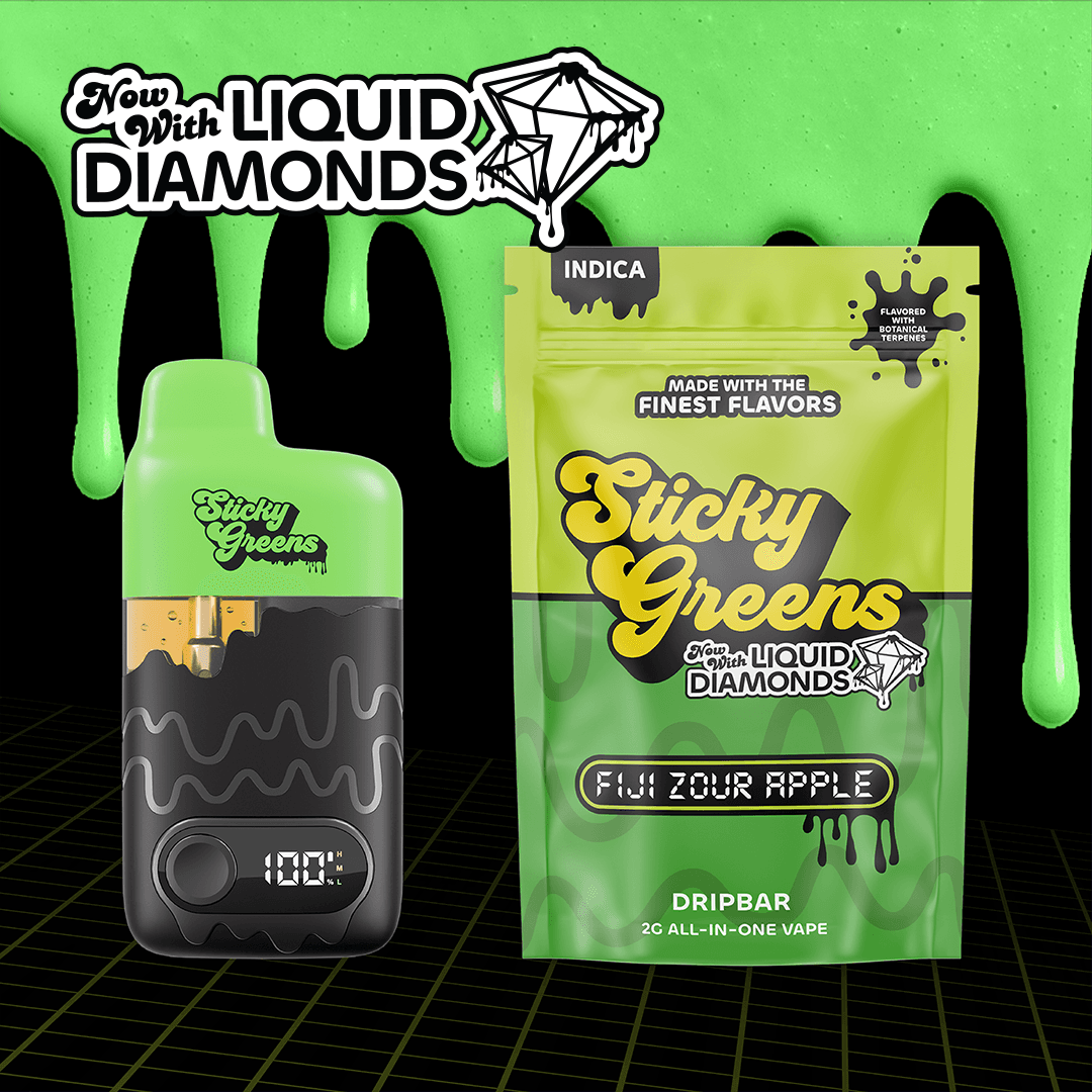 Sticky Greens – Fiji Zour Apple [2000mg]