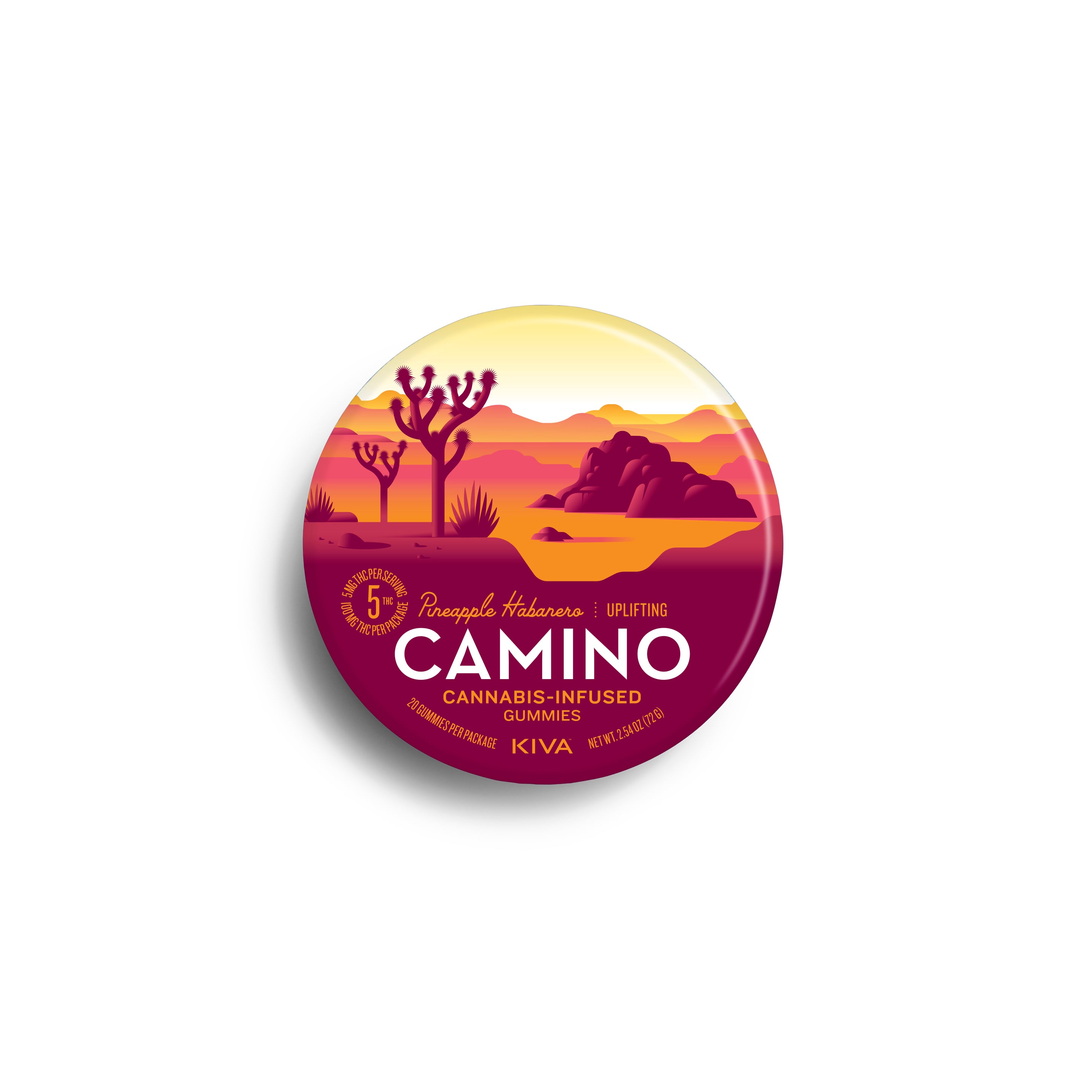 Camino – 'Uplifting' Pineapple Habanero [20pk] (100mg THC)